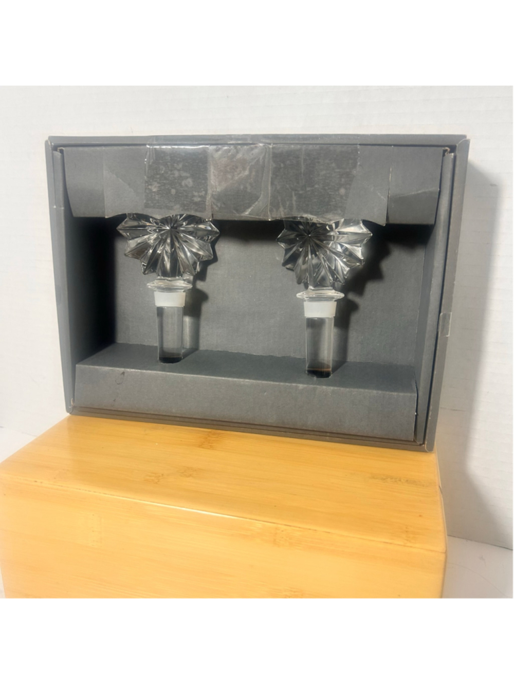 Waterford Austria Crystal Star of Erin Bottle Stopper Pair, One Size